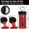 Red Glitter, 7.05 Oz (200g), Chunky Glitter for Resin Crafts Nails Tumblers Slime Cosmetic and Festival Decoration - Red Chunky Glitter Bulk